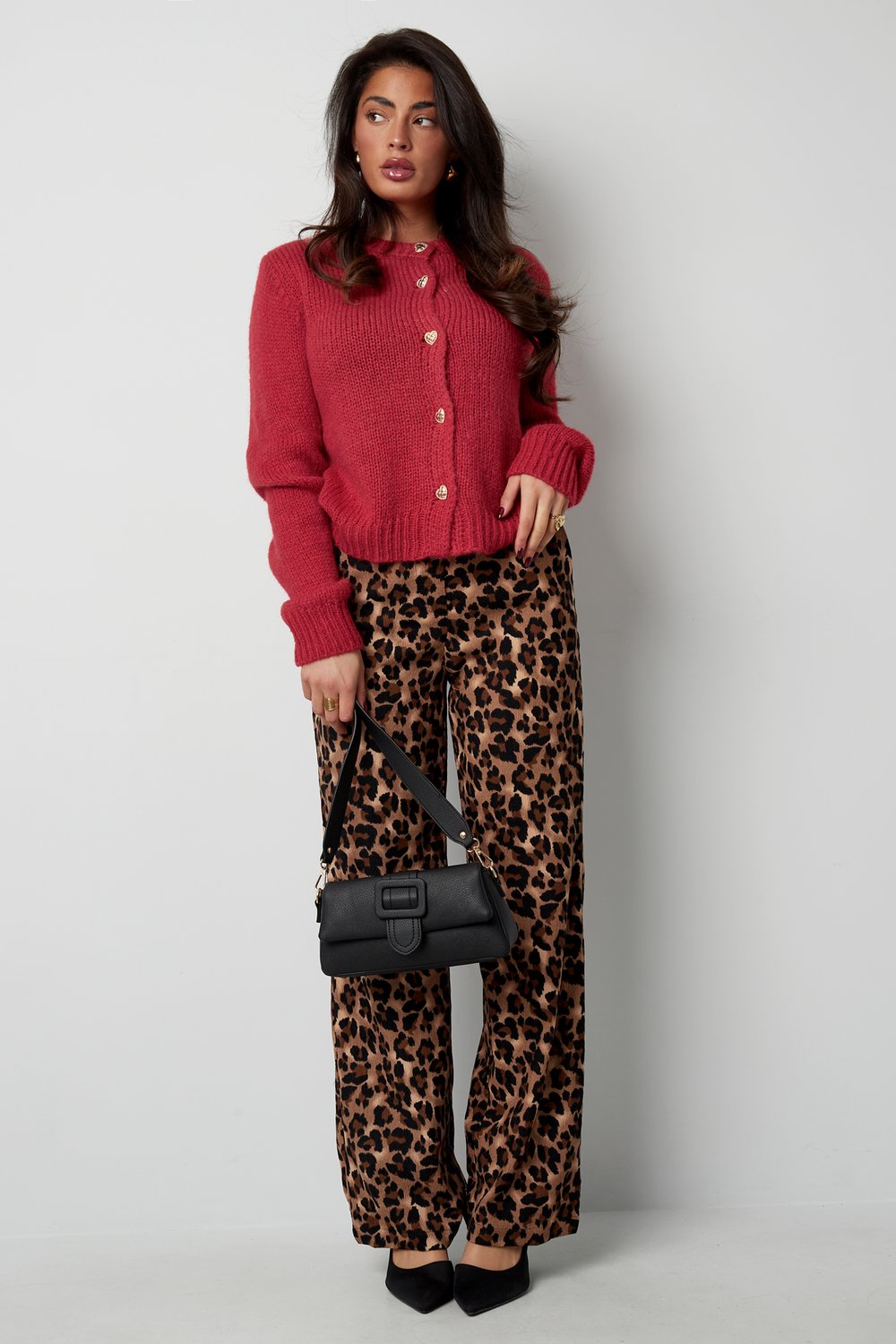 Cardigan lavorato a maglia Love h5Immagine19